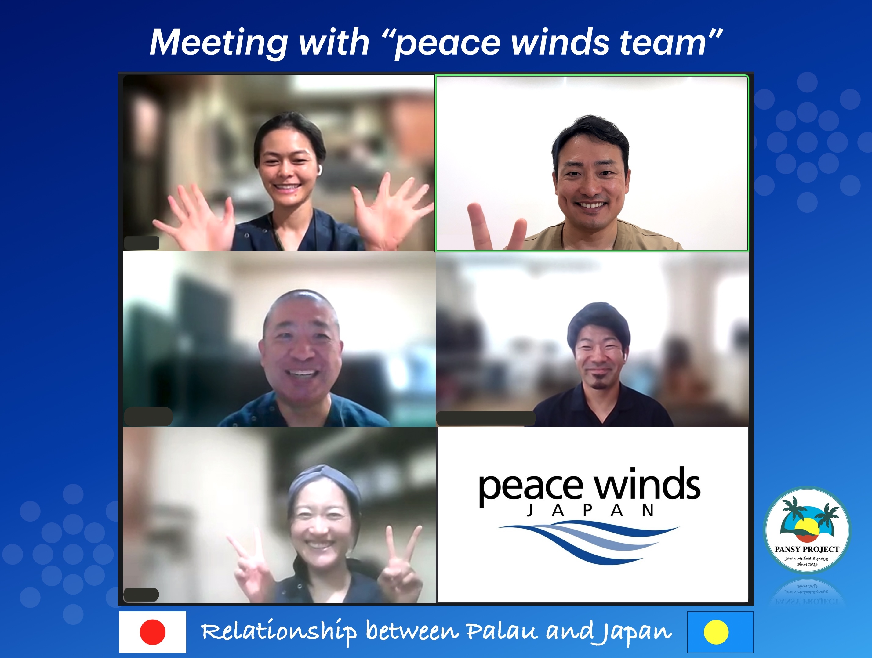 Meeting with “peace winds team”1